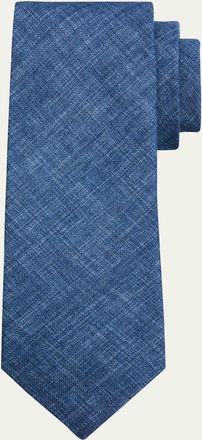 Ralph Lauren Purple Label Mens Delave Linen and Viscose Tie