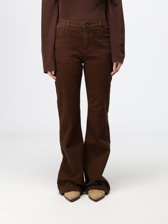 Eleh Mid-Rise Flare Jeans in Stretch Cotton Denim with Five Pockets