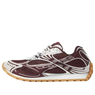 Bottega Veneta Orbit Sneaker Barolo Silver 741357V2X402245