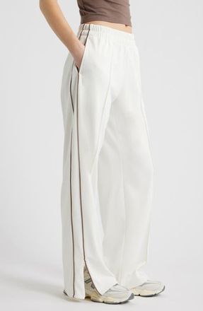 BP. Fleece Track Pants in Ivory at Nordstrom, Size X-Large