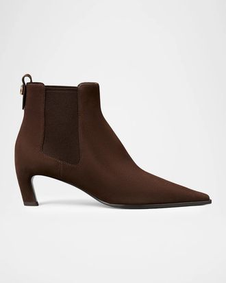 Tory Burch 45mm Romy Suede Chelsea Boots