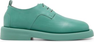 Mars&egrave;ll Gommello leather Derby shoes - women - Rubber/Leather/Leather - 36.5 - Green