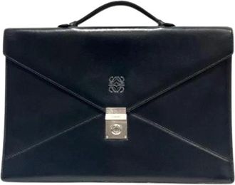 Loewe Pre-owned Briefcase Handbag - unisex - Loewe Pre-owned - Vintage Handbags - Black - ONE SIZE - Pre-owned