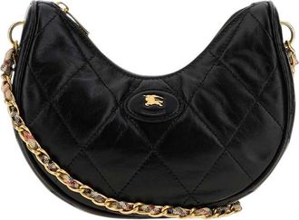 Burberry Black Horseshoe Small Shoulder Bag