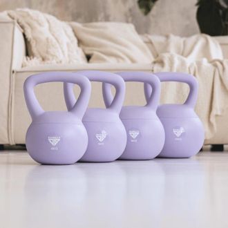 OEM Juego De 4 Pesas Rusas Blandas - Moradas (4 Kg, 6 Kg, 8 Kg, 10 Kg)