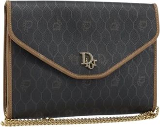 Dior Pre-owned Cross Body Bags, female, Black, Size: ONE SIZE Pre-owned Vintage Shoulder Bag