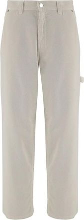 Haikure Broeken, Dames, Beige, W23, Katoen, Ribbed Cotton Velvet Pants