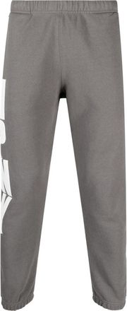 Heron Preston logo-print track pants - men - Cotton - M - Grey