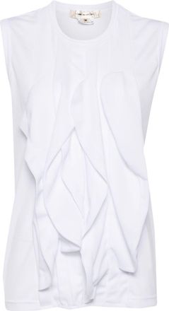 Comme Des Garçons Ruffled Tank Top