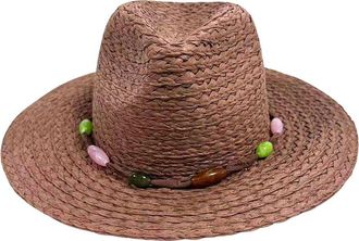 Nicole Miller Straw Panama Hat