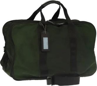 Prada Pre-owned Nylon travel-bags - - Pre-owned - Donna - Verde - ONE SIZE