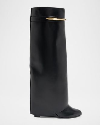 Givenchy Leather Knee-High Boots