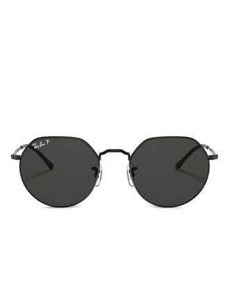 Ray-Ban round-frame sunglasses - unisex - Metal - 51 - Black