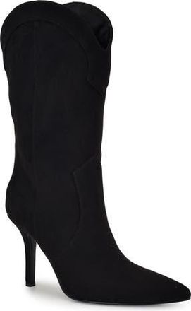 Nine West Grasy Western Boot in Blk02 at Nordstrom Rack, Size 7.5