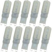 OEM Paquete De 10 Bombillas Led G9, Blanco C&aacute;lido 3000k, Equivalente A Una Bombilla Hal&oacute;gena De 30w, Bombilla Led Bipin G9, G9 2835 22 Led, Bombilla Led T