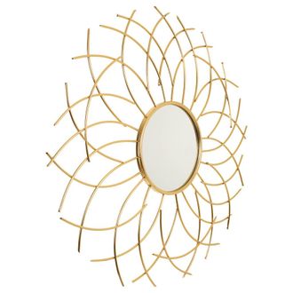 Wanderlust Deco Wanderlust Deco - Espejo De Metal Dorado 89x3,5x89