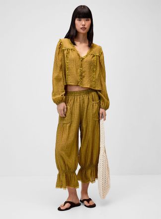 Twik Womens Checkered bloomer pant