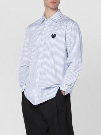 Comme Des Gar&ccedil;ons long sleeve shirt striped pattern design
