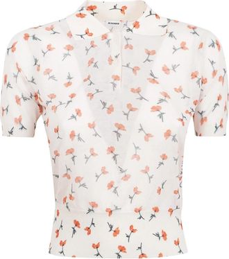 Jil Sander T-shirts en Polos - Dames - Polos - Veelkleurig - XL - Katoen - Tops