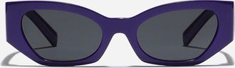 Dolce & Gabbana Dna Logo Sunglasses - Woman Sunglasses Purple Onesize