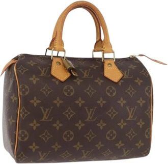 Louis Vuitton Pre-owned Speedy 25 Hand Bag - Dames - Vintage Handtas - Bruin - ONE Size - Leer - Vintage
