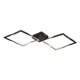 Globo Lighting Plaf&oacute;n - Maxxy - Negro - Metal - Led - 67213d - Globo