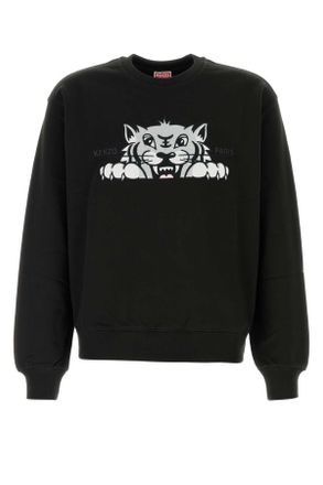 Kenzo Black Cotton Sweatshirt