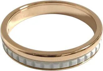 Boucheron Pink Gold (18K) Ceramic Band Ring (Pre-Owned)