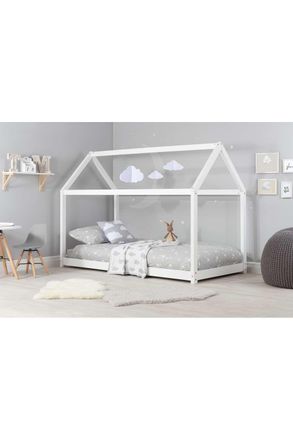 Birlea House Bed in White | Size: Single