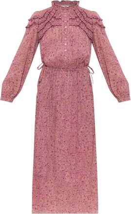 Isabel Marant Chemisier midi a fiori - Rosa