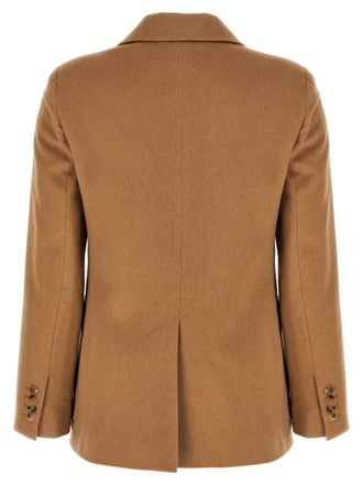 Max Mara Womens Beige Wool Blazer Clothing