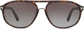 Tom Ford Eyewear Jacob sunglasses - men - Acetate - 60 - Brown