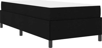 vidaXL Cama Tipo Box Spring Negro 90 X 200 Cm Vidaxl