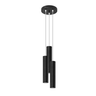 Sollux Lighting L&aacute;mpara de techo negro acero alt. 110 cm