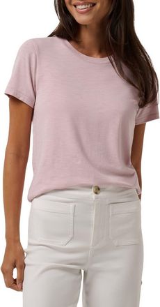 Travis Mathew Cloud Crewneck T-Shirt in Violet Ice at Nordstrom, Size X-Large