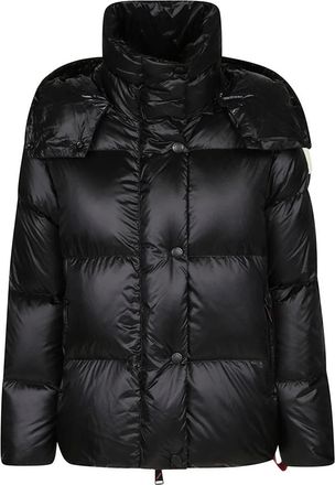 Afterlabel Glanzende Nylon Donsjas met Capuchon - Dames - Winterjassen - Zwart - XS - Nylon - Jassen