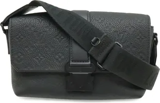 Louis Vuitton Taurillon Black Noir Leather Shoulder Bag (Pre-Owned)