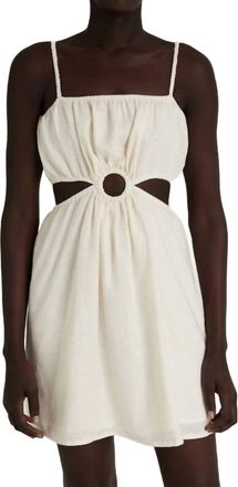 Faithfull The Brand Zuma Mini Dress In Plain Shell
