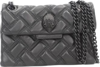 Kurt Geiger Mini Kensington Drench - Dames - Schoudertassen - Zwart - ONE Size - Leer - Tassen