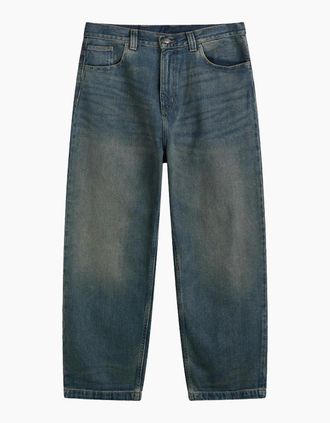 Carhartt Work in Progress Mens Carhartt WIP Denim Brandon Pant Blue Worn Used Wash - Navy - Size: 32/36