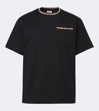 Burberry Burberry Check cotton jersey T-shirt