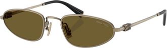 Miu Miu Sunglasses, unisex, Yellow, Size: 52 MM Mua52S Sunglasses
