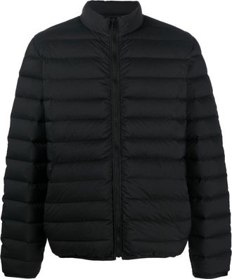 Givenchy logo-print puffer jacket - men - Polyamide/Elastane/Feather Down/Polyamide/Elastane - 52 - Black