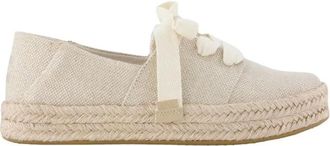 Toms Carolina Lace Up - Dames - Espadrilles - Beige - 39 EU - Schoenen