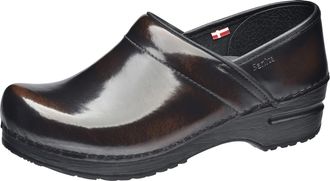 Sanita Womens Professional Cabrio Clog, Brown, 7.5-8 Wide