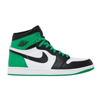 Nike Jordan Schoenen, Heren, Veelkleurig, 43 EU, Leer, 1 Retro High OG Lucky Green