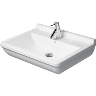 Duravit Duravit - Starck 3 - Lavabo 65x49 cm, con 1 foro per miscelatore, bianco 0300650000
