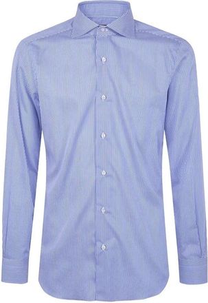 Barba Classic Cotton Twill Stright Bacchetta Shirt