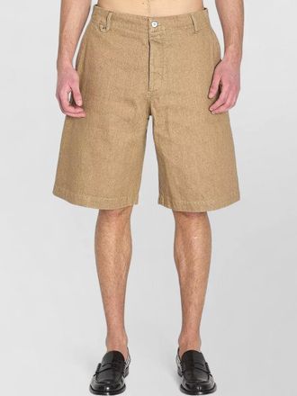 Jacquemus de nimes pastro wide leg denim shorts