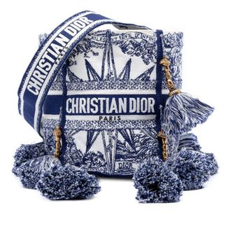 Dior Pre-owned Dior Canvas Embroidered Reve d Infini D Bubble Bucket Bag Ladies ATVVW6HOIGDC1ZW0